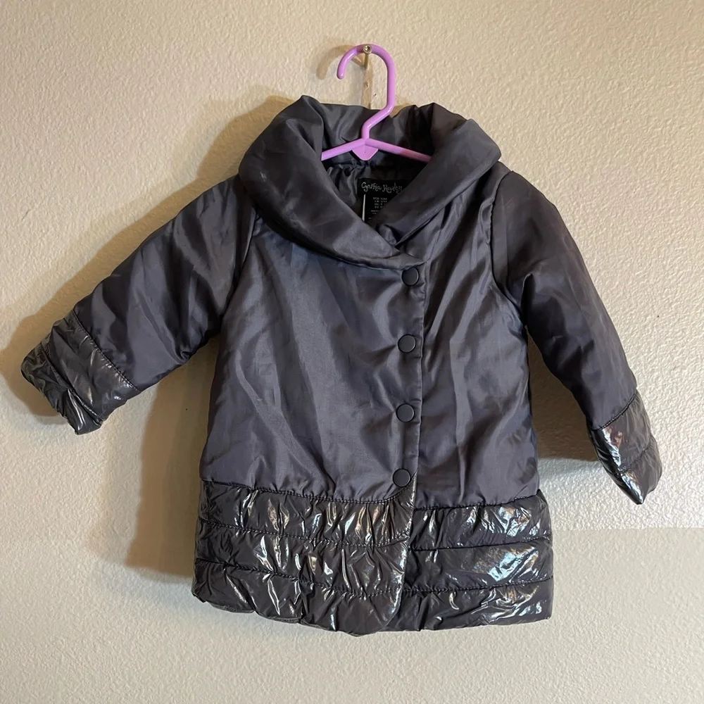 Cynthia Rowley Gray Puffer Jacket coat 12m baby